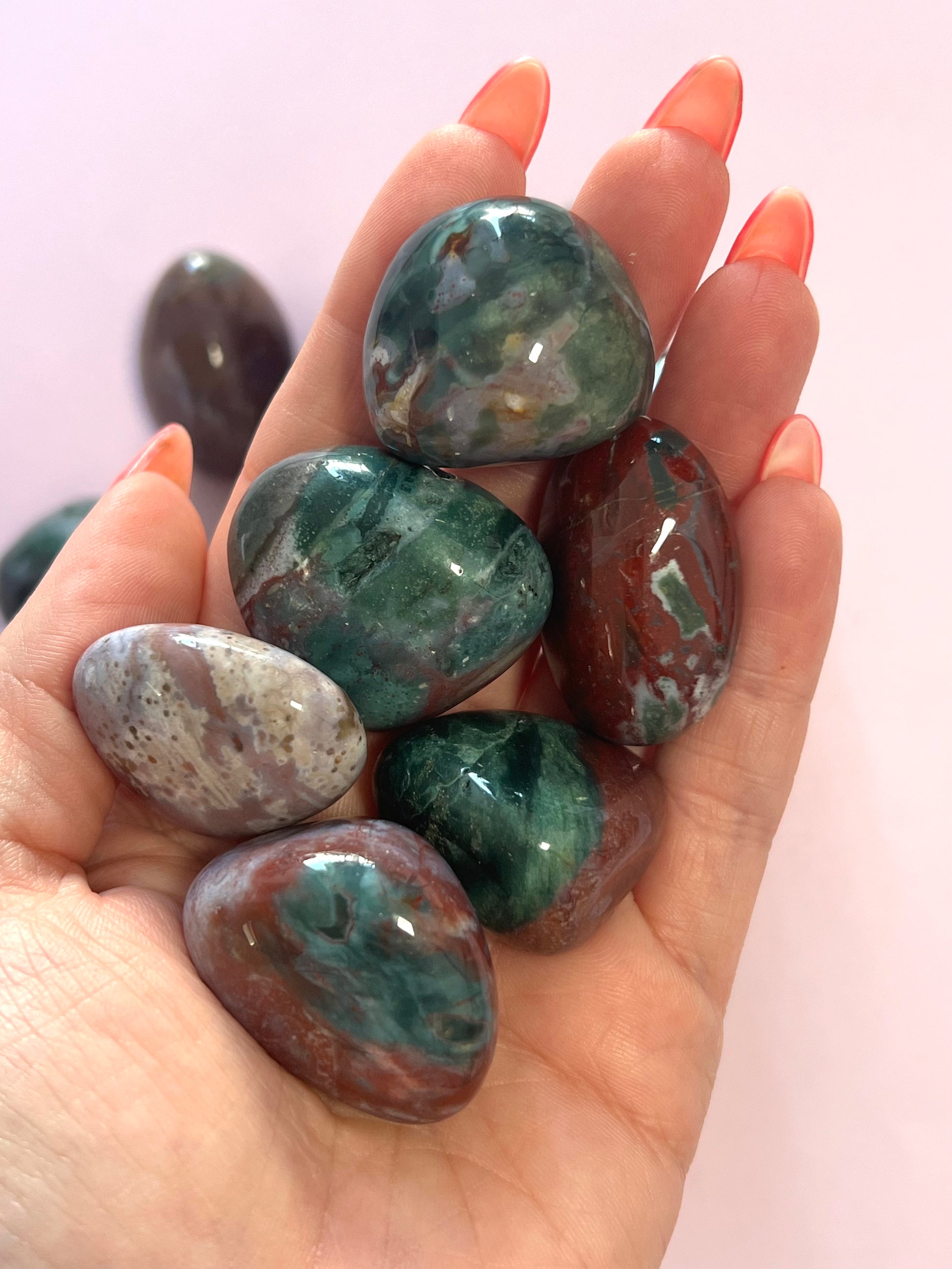 Ocean Jasper tumbles