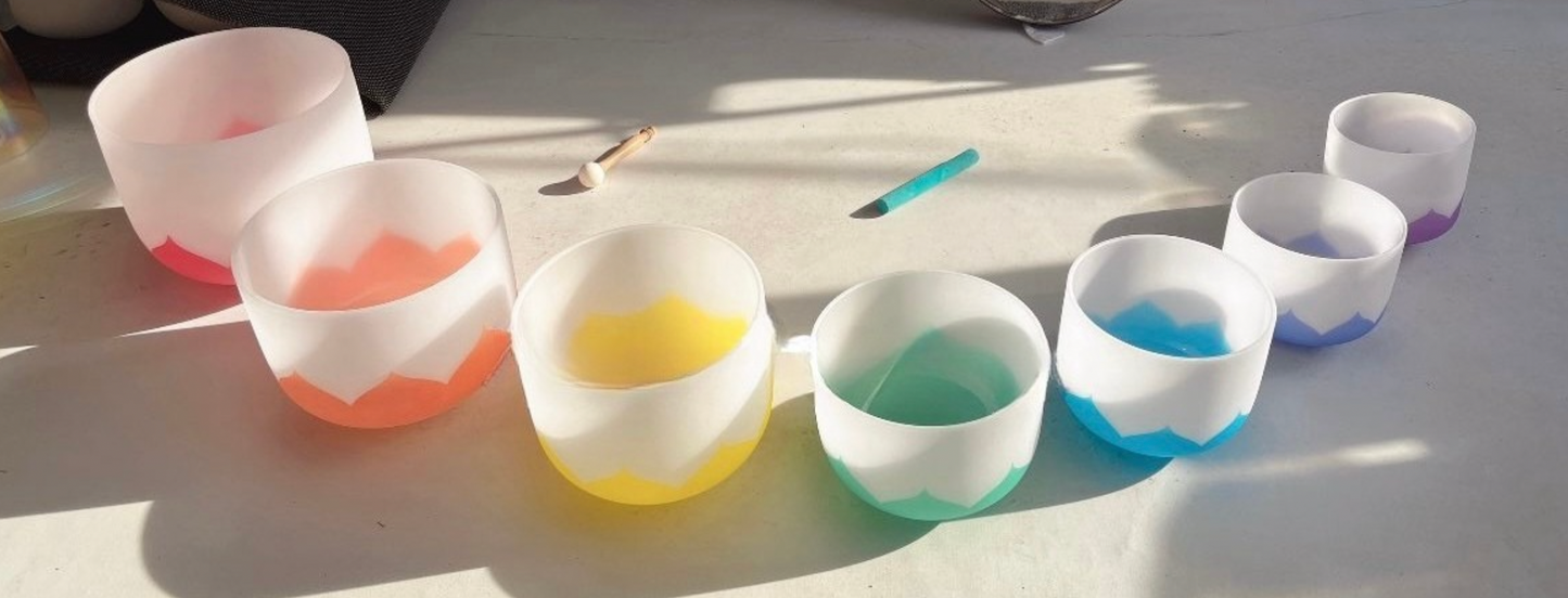 Frosted Lotus Chakra Set