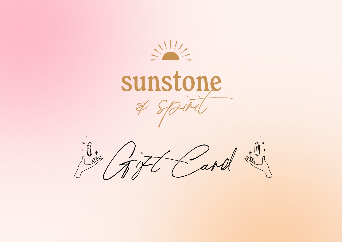 Sunstone & Spirit gift card