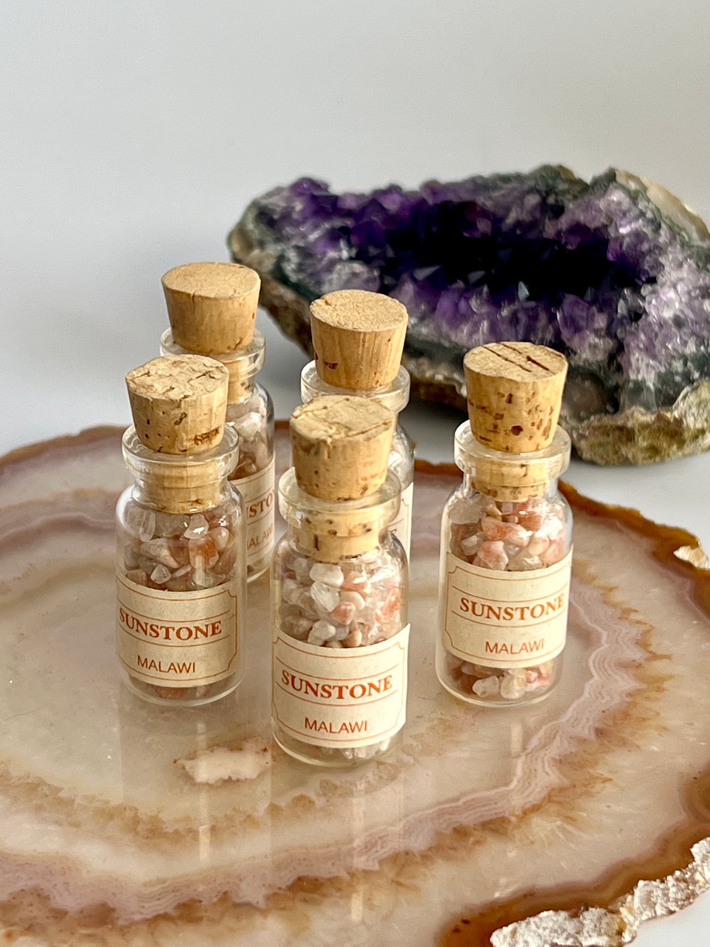 Mini Sunstone bottles