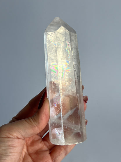 Rainbow Selenite point A