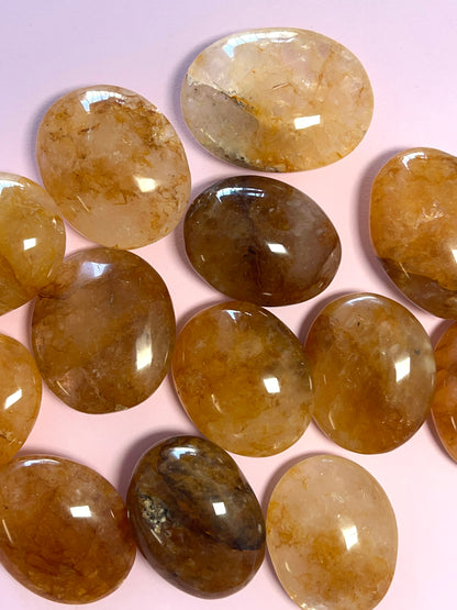 Golden Healer palm stones