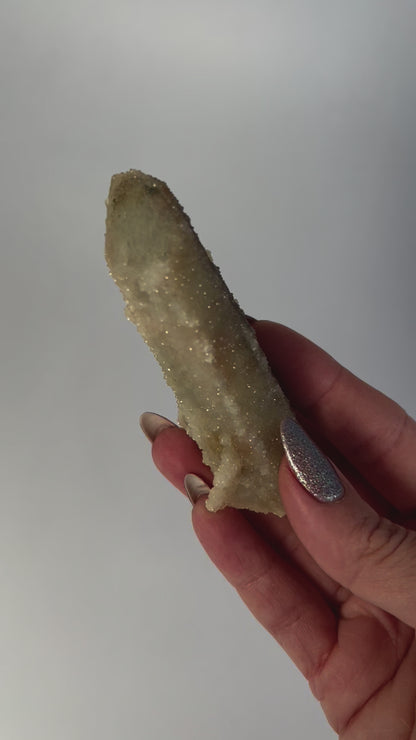 Fairy Quartz point with record keepers