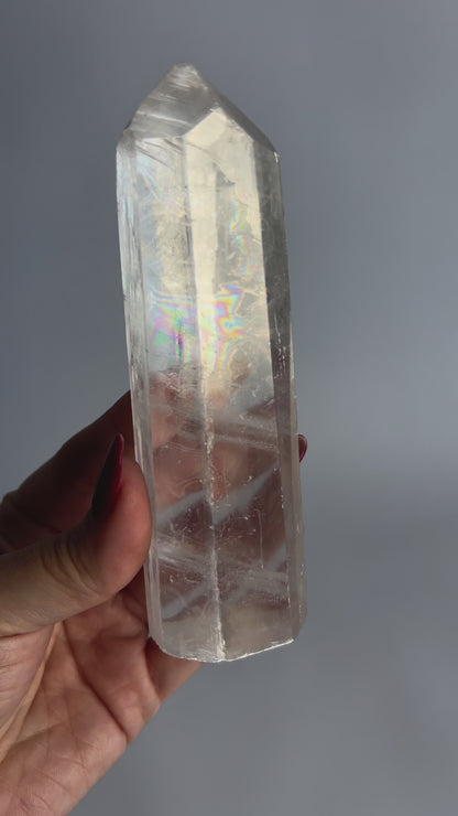 Rainbow Selenite point A